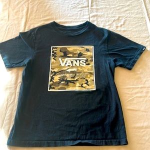 Vans short sleeve black youth T-shirt “off-the-wall “size medium